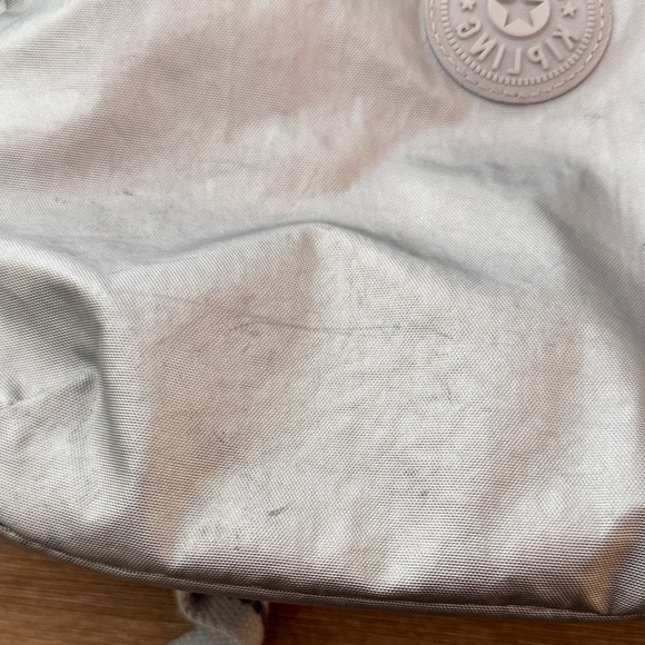 Kipling Metallic Silver Backpack - Picture 13 of 16